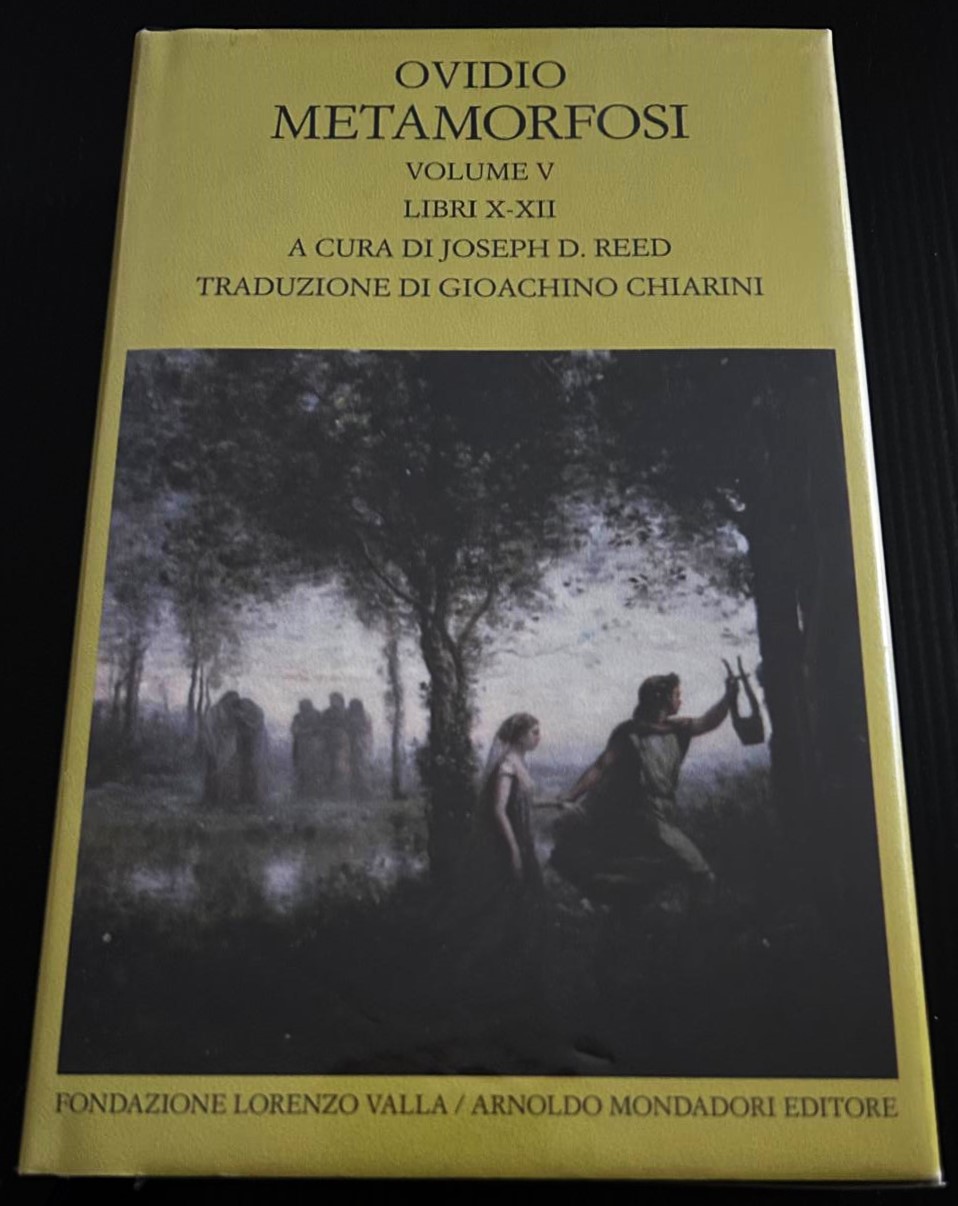 Ovidio METAMORFOSI. VOLUME V. LIBRI X / XII. - Copertina