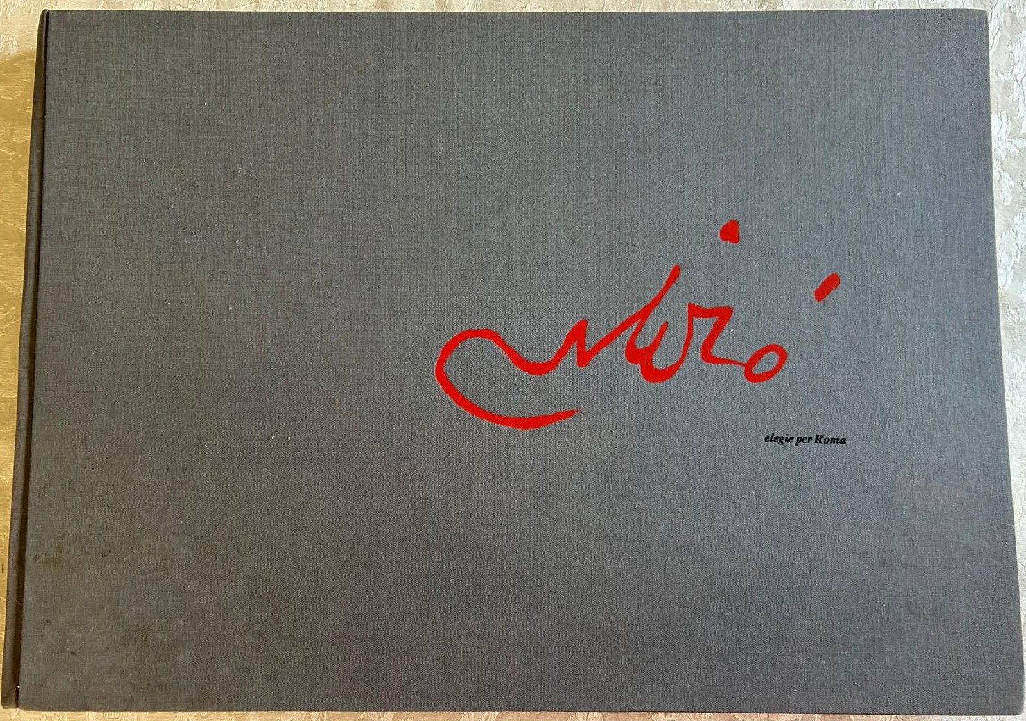  MIRO'. ELEGIE PER ROMA. - Copertina