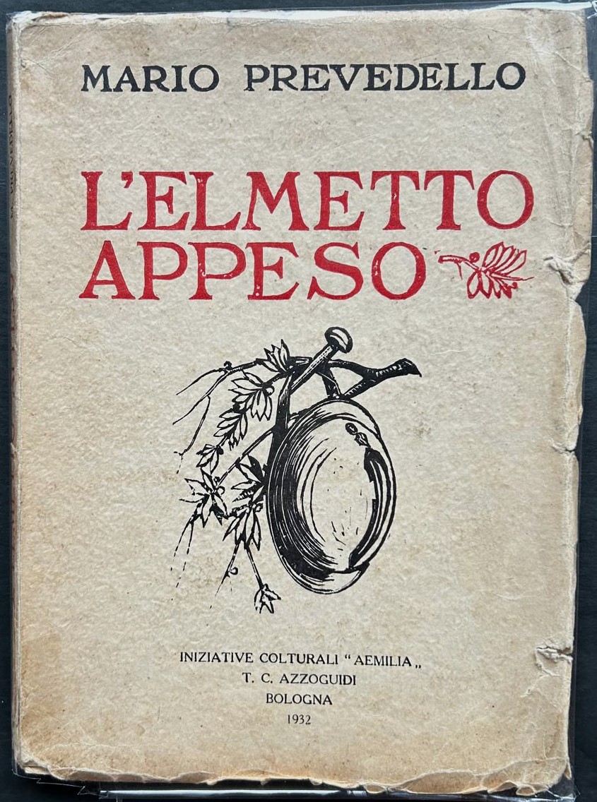 Prevedello Mario L'ELMETTO APPESO. - Copertina