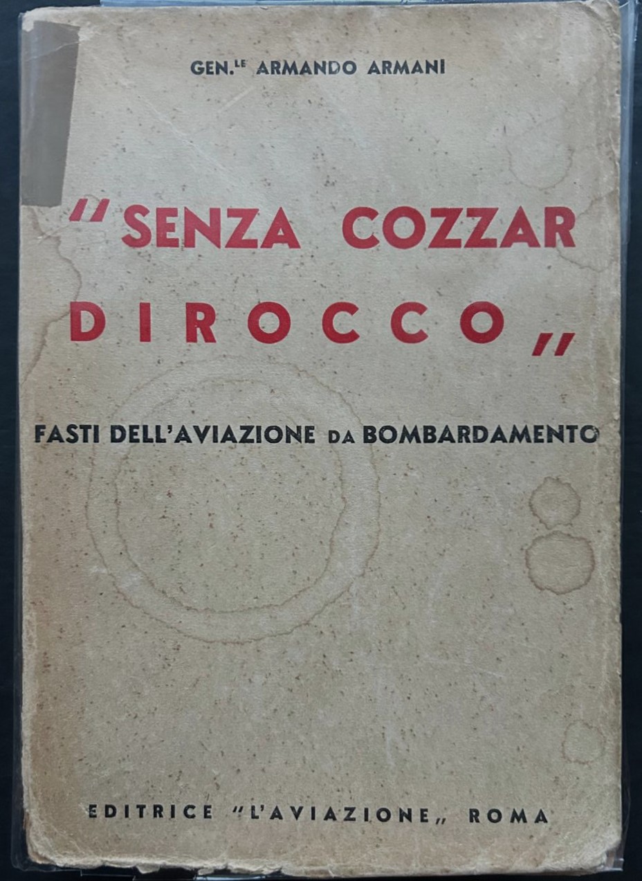 Armani A. SENZA COZZAR DIROCCO. - Copertina