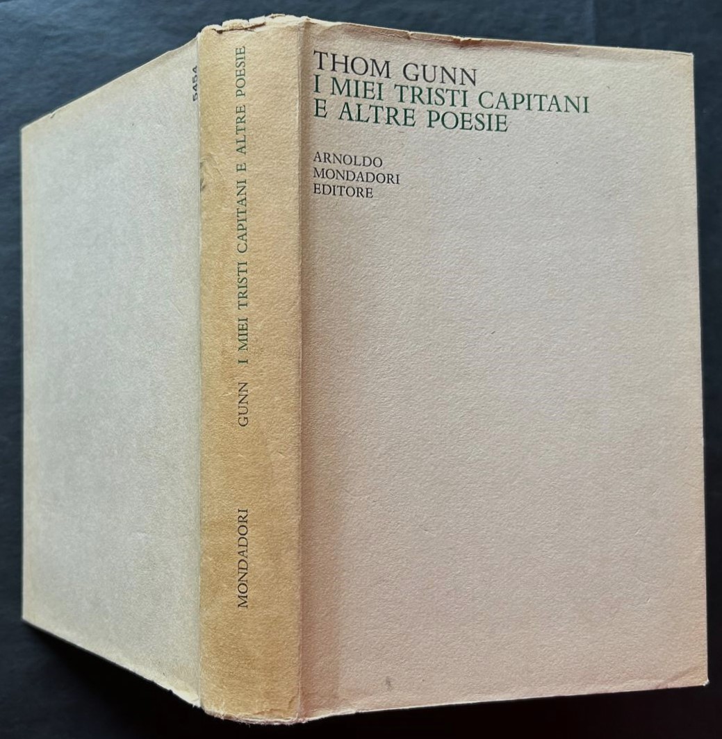 Gunn Thom I MIEI TRISTI CAPITANI E ALTRE POESIE. - Copertina