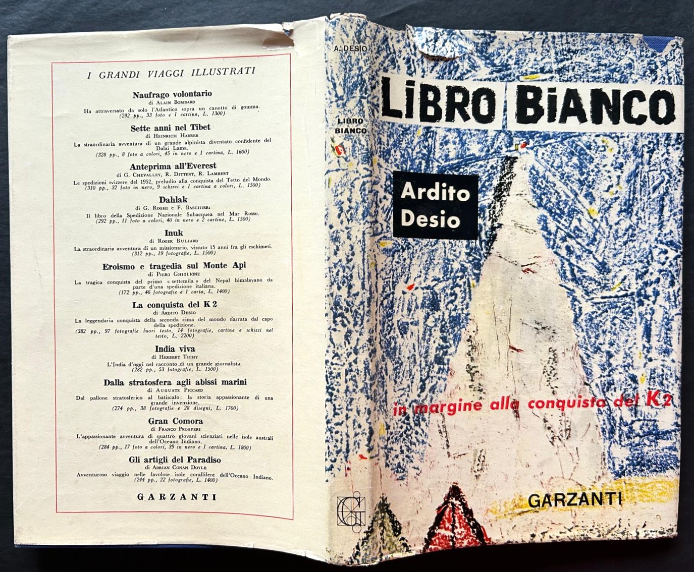 Ardito Desio LIBRO BIANCO. IN MARGINE ALLA ... - Copertina