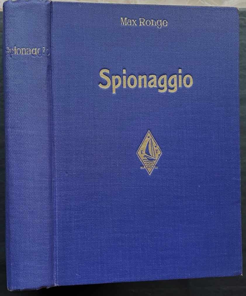 Ronge Max SPIONAGGIO. - Copertina
