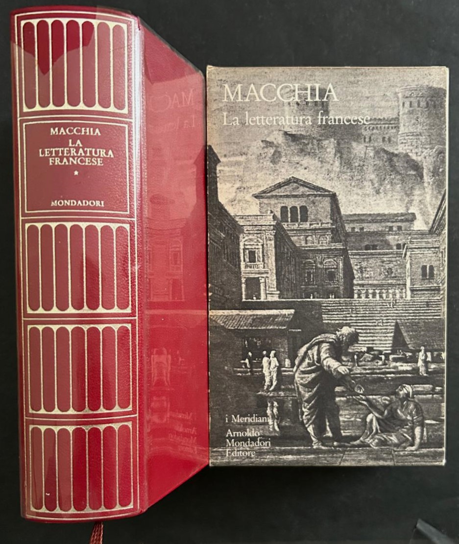 Macchia Giovanni LA LETTERATURA FRANCESE. VOLUME ... - Copertina