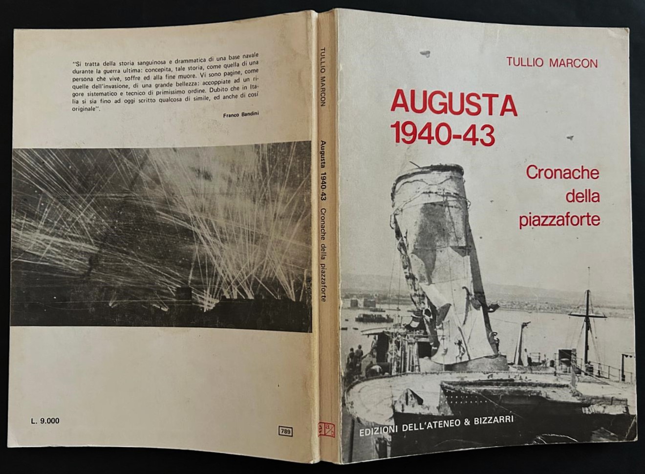Marcon Tullio AUGUSTA. 1940/43. CRONACHE DALLA ... - Copertina