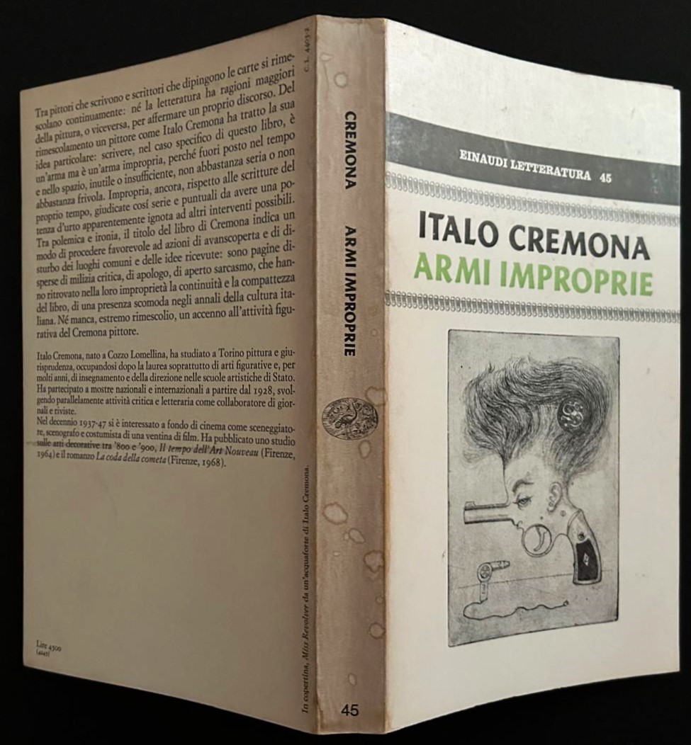 Cremona Italo ARMI IMPROPRIE. - Copertina