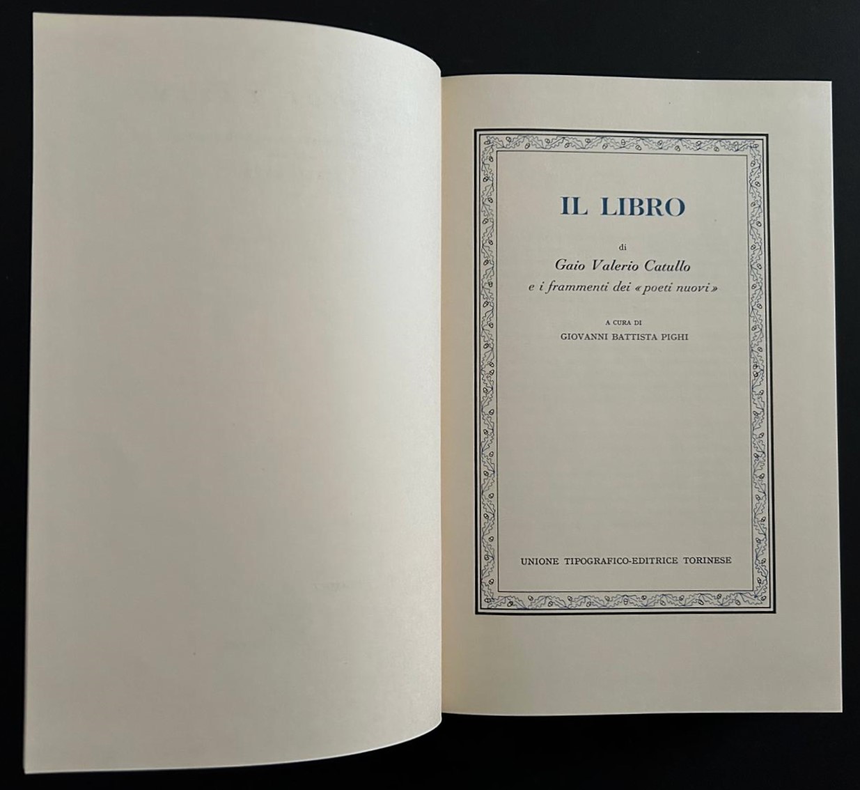 Gaio Valerio Catullo IL LIBRO. - Copertina
