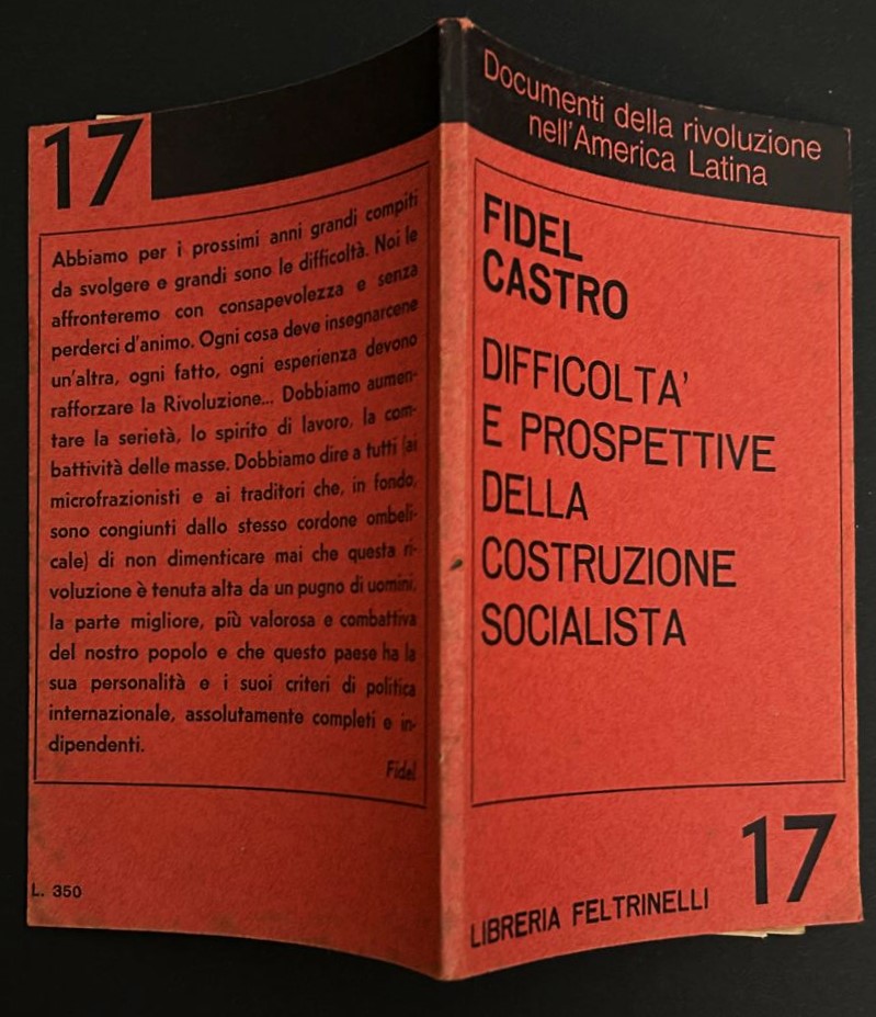 Fidel Castro DIFFICOLTA' E PROSPETTIVE DELLA ... - Copertina