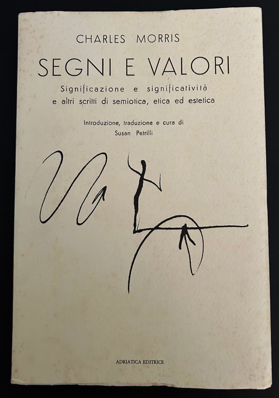Morris Charles SEGNI E VALORI. - Copertina