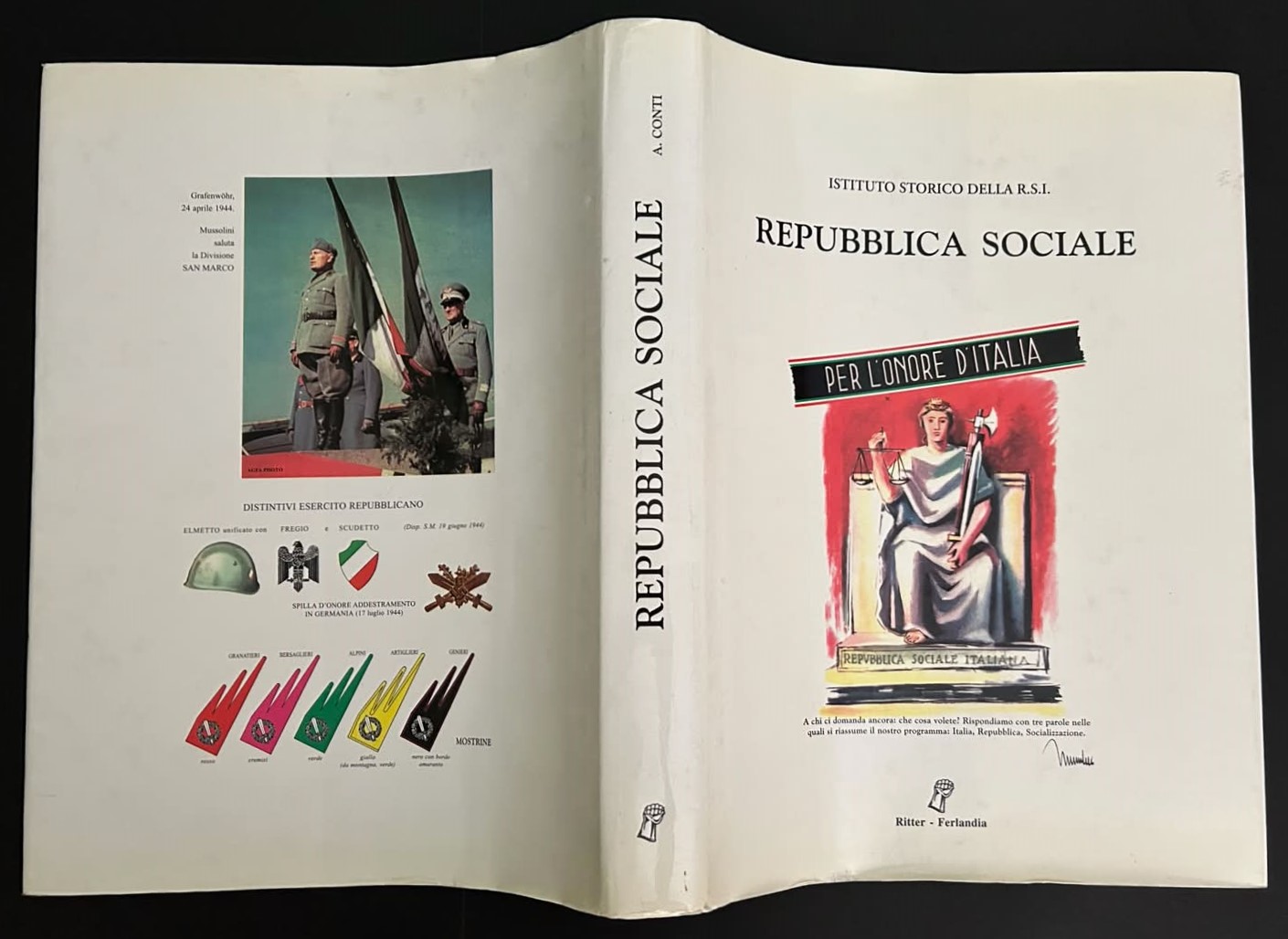 Conti Arturo REPUBBLICA SOCIALE. - Copertina