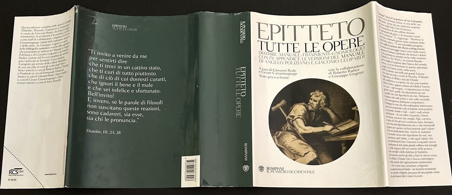 Epitteto TUTTE LE OPERE. - Copertina