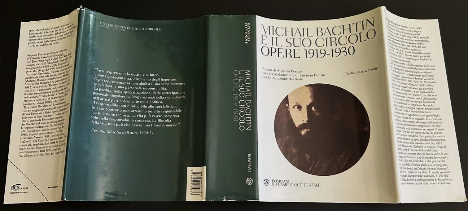  MICHAIL BACHTIN E IL SUO CIRCOLO. OPERE 1919 1930... - Copertina