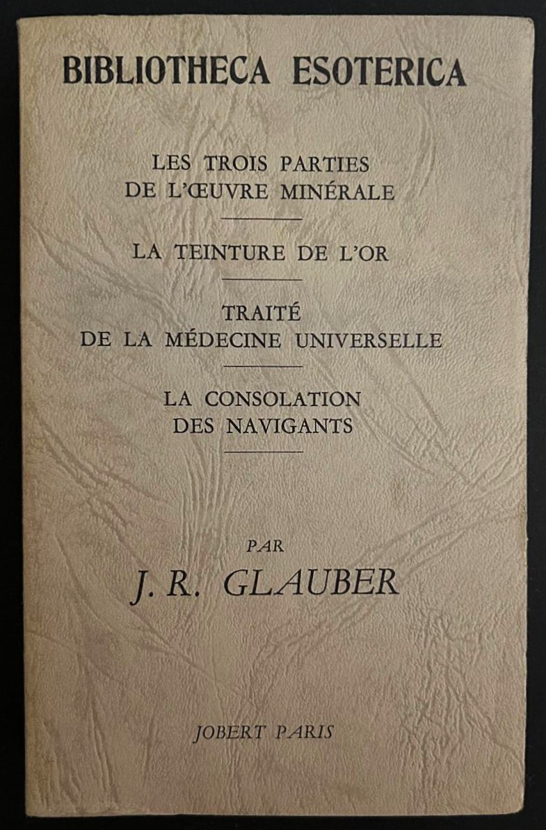 Glauber J.R. LES TROIS PARTIES DE L'OEUVRE ... - Copertina
