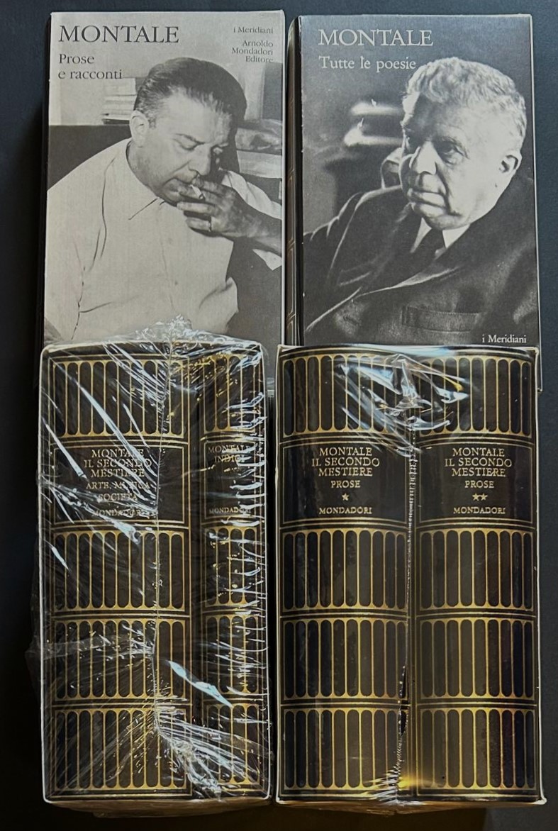 Montale Eugenio OPERE COMPLETE. 6 VOLUMI MERIDIANI... - Copertina