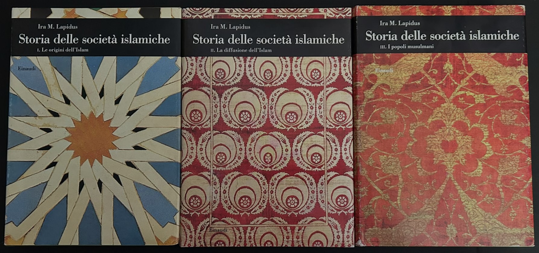 Lapidus Ira STORIA DELLE SOCIETA' ISLAMICHE.  - Copertina