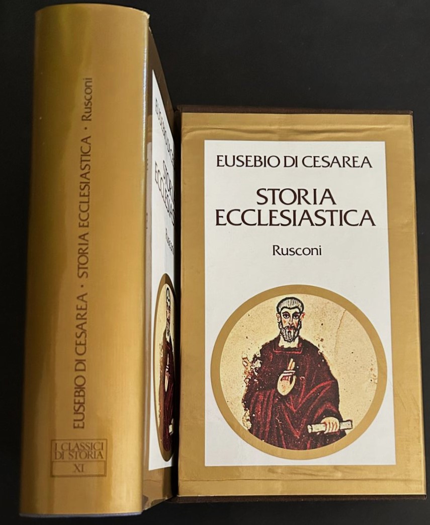 Eusebio di Cesarea STORIA ECCLESIASTICA. - Copertina